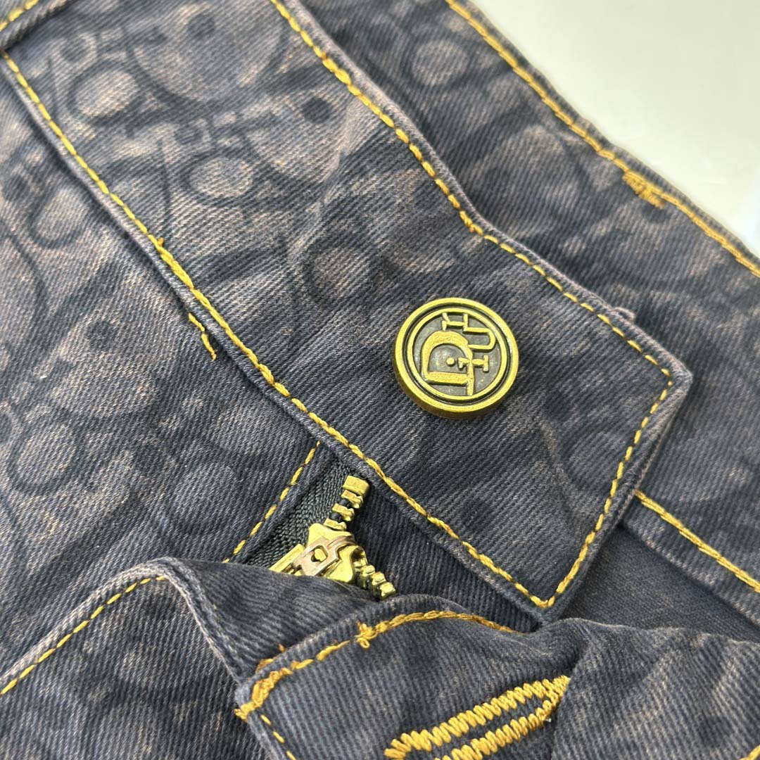 Dior Oblique Denim Shorts - EUR FASHION