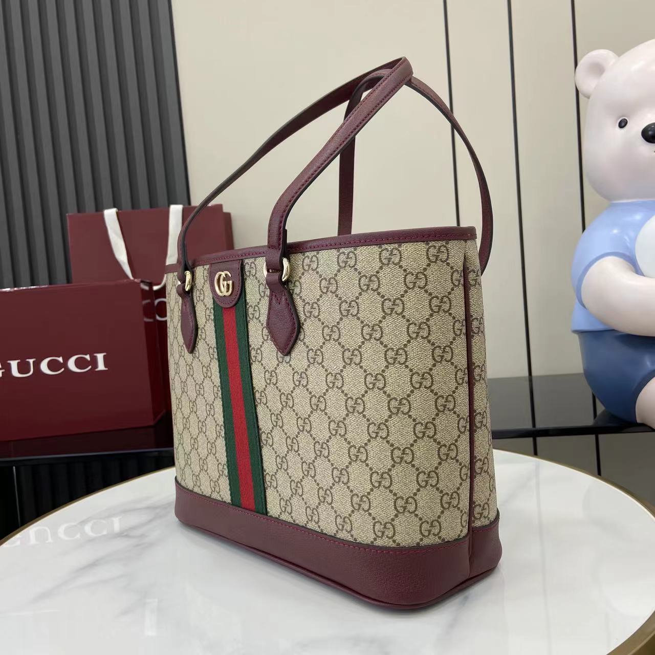 Gucci Ophidia Medium Tote Bag - EUR FASHION