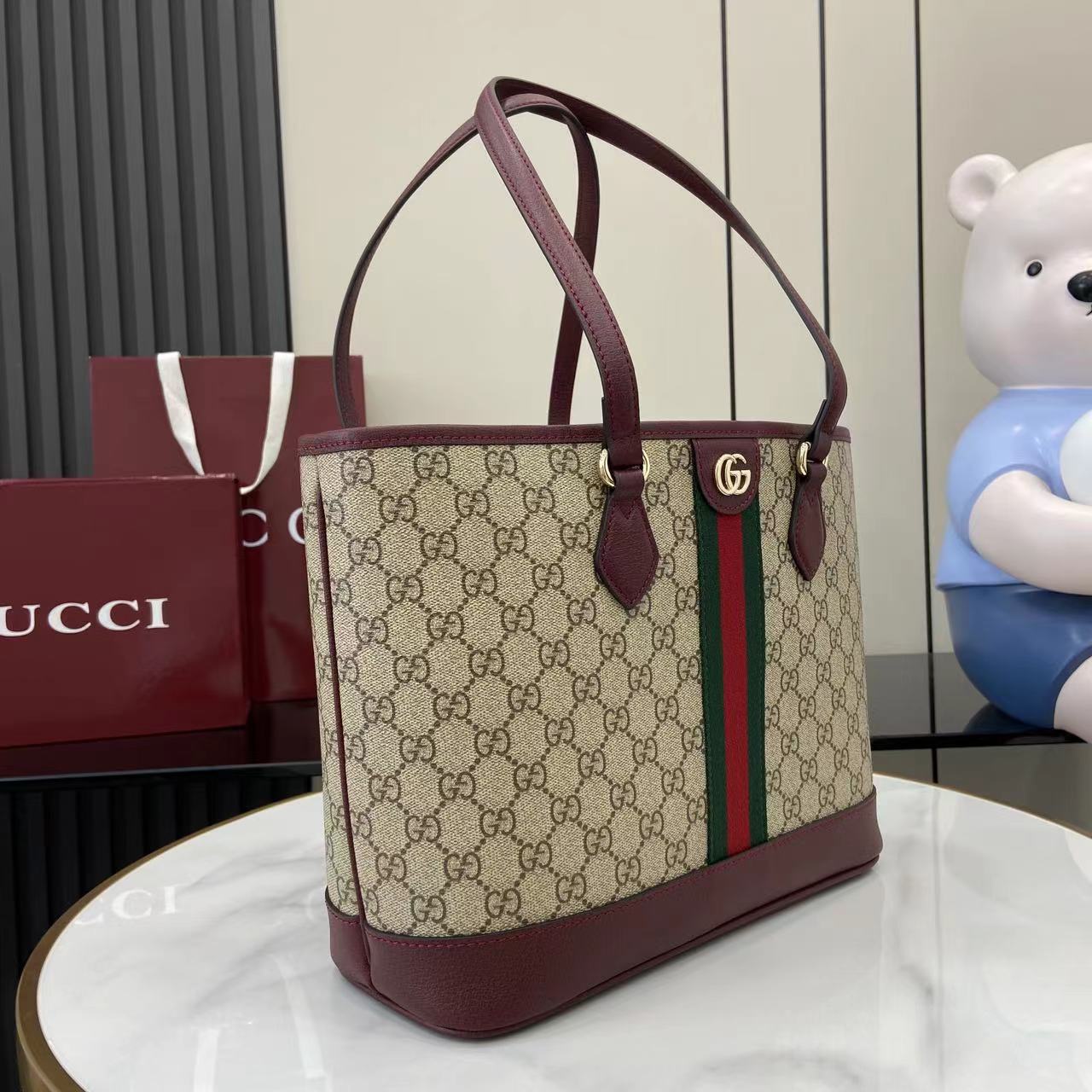 Gucci Ophidia Medium Tote Bag - EUR FASHION