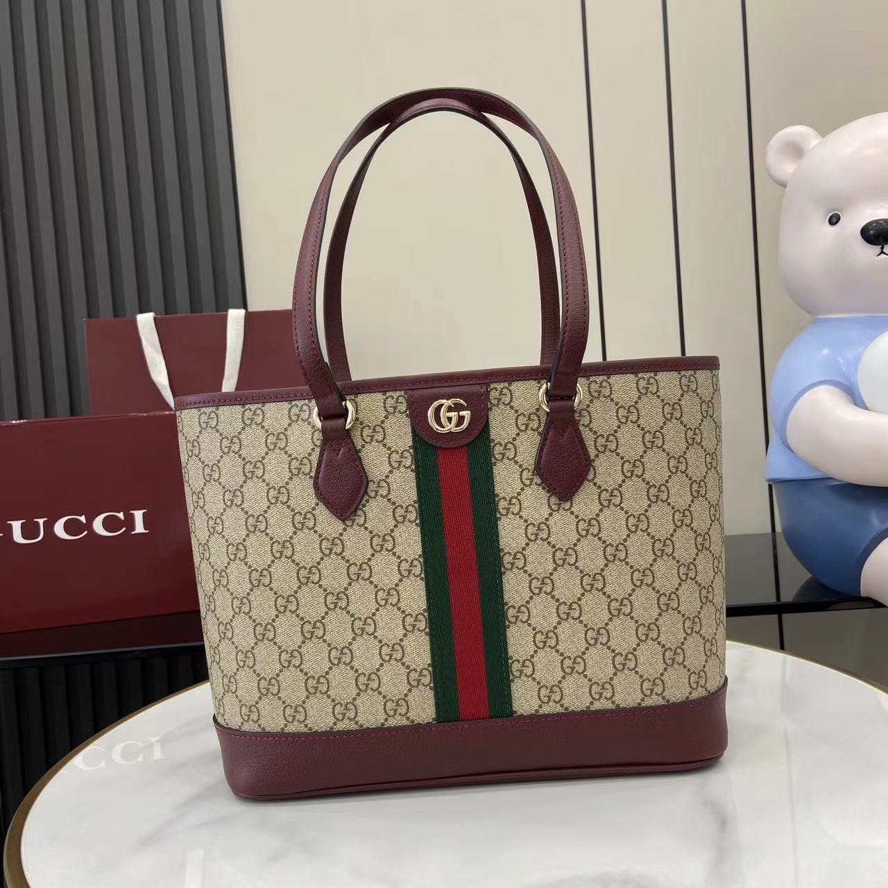 Gucci Ophidia Medium Tote Bag - EUR FASHION