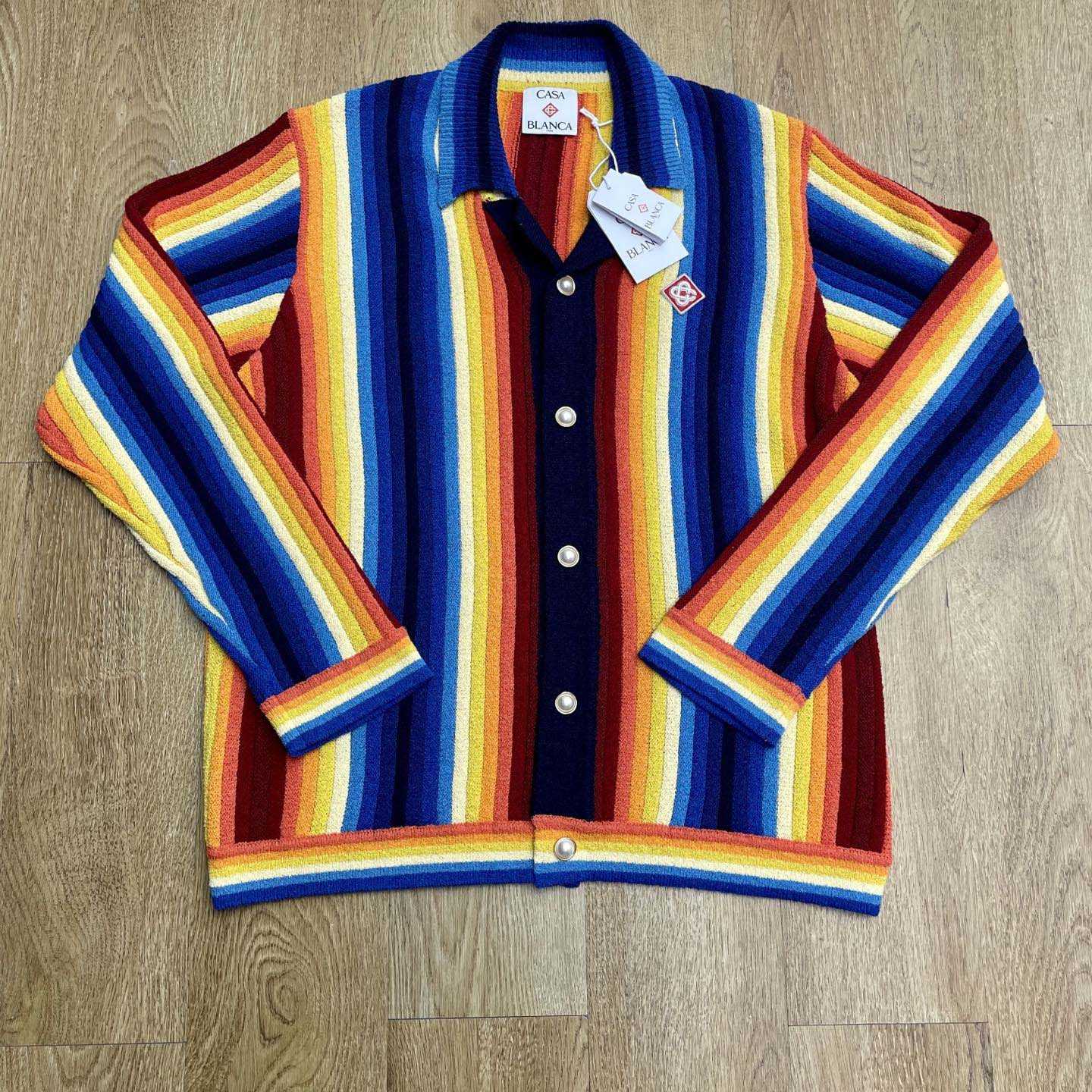 Casablanca Gradient Stripe Towelling Jacket - EUR FASHION