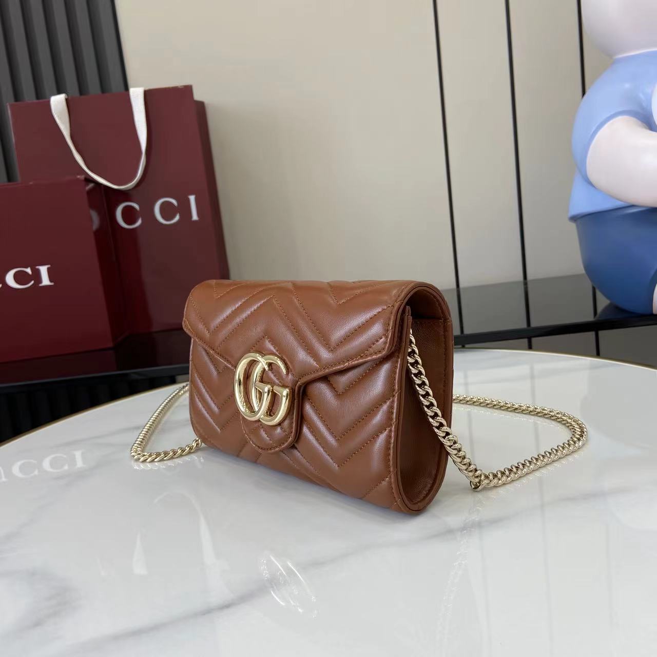 Gucci GG Marmont Wallet On Chain - EUR FASHION