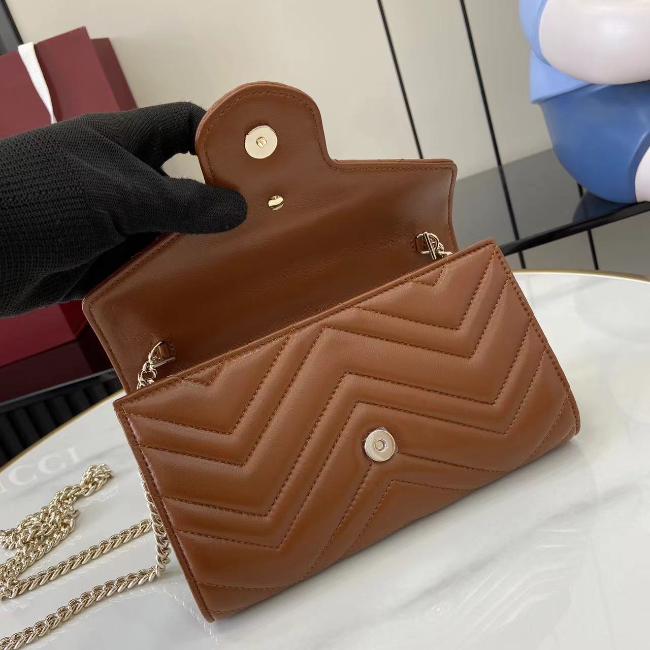 Gucci GG Marmont Wallet On Chain - EUR FASHION