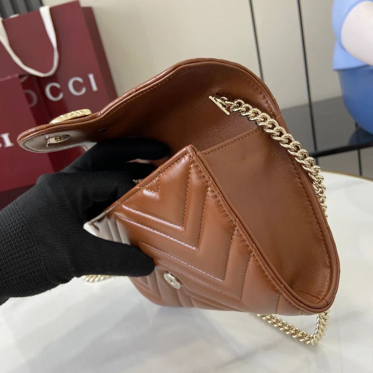 Gucci GG Marmont Wallet On Chain - EUR FASHION