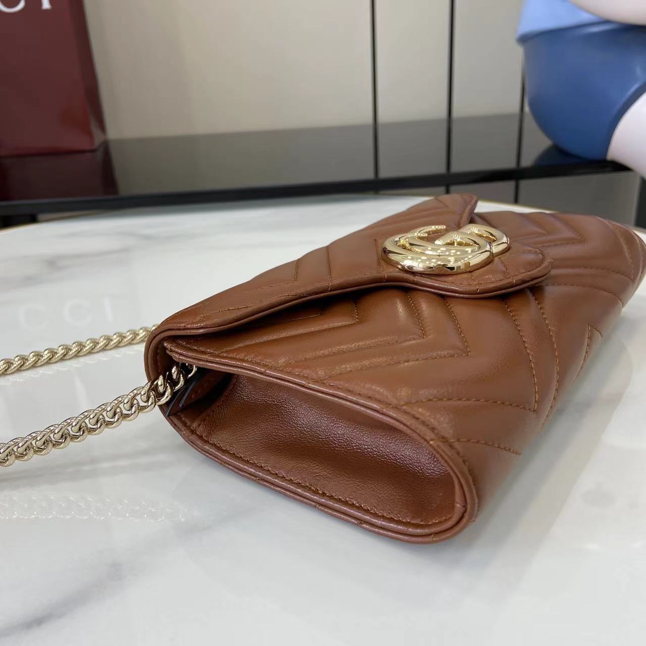 Gucci GG Marmont Wallet On Chain - EUR FASHION