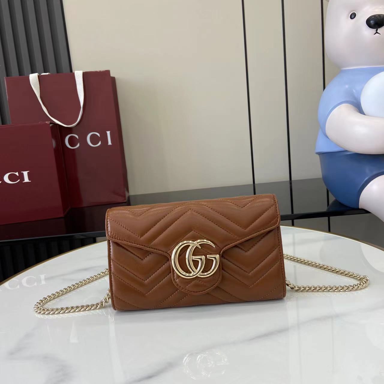 Gucci GG Marmont Wallet On Chain - EUR FASHION