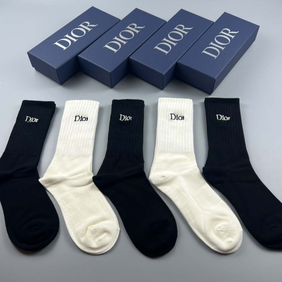 Dior Socks /Box - EUR FASHION