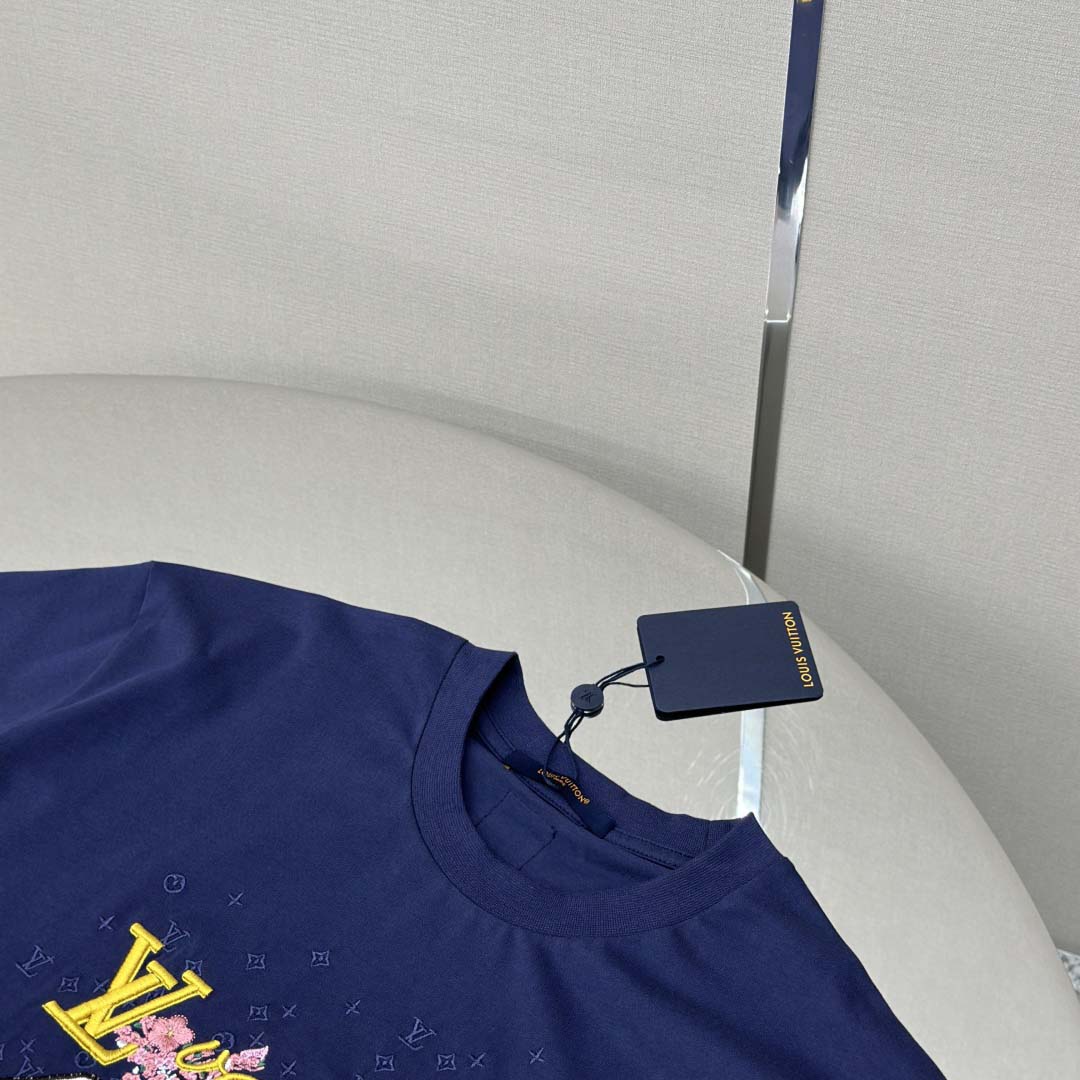 Louis Vuitton Embroidered T-Shirt   1AIMKV - EUR FASHION