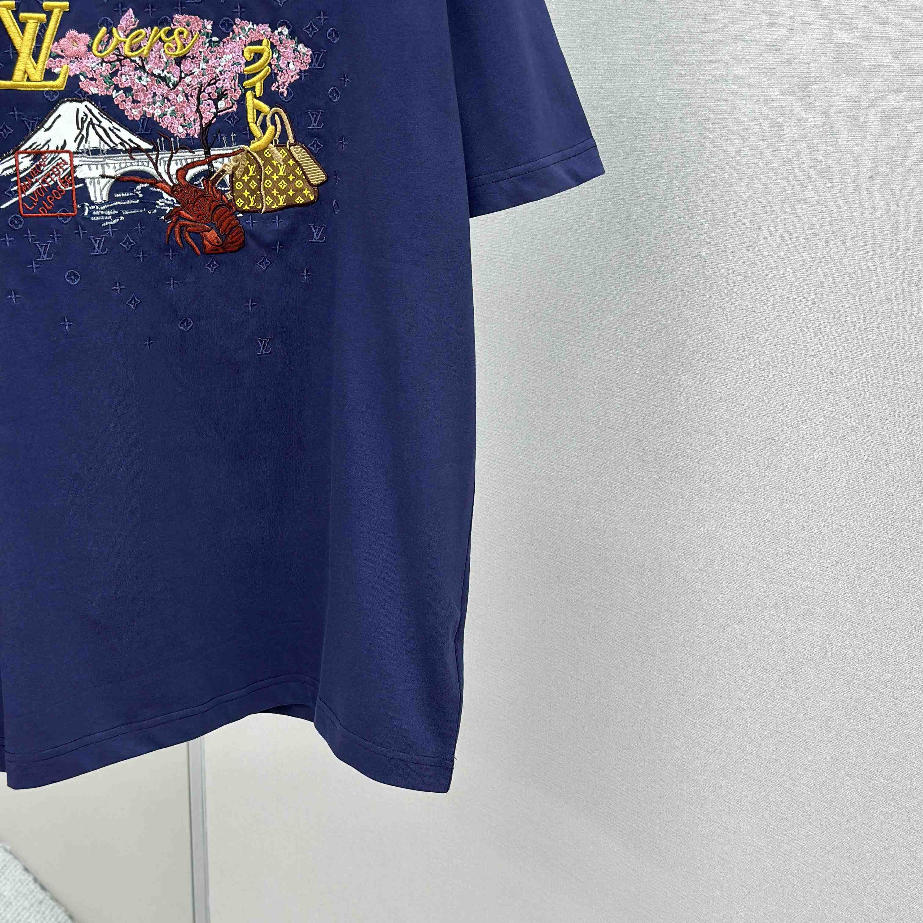 Louis Vuitton Embroidered T-Shirt   1AIMKV - EUR FASHION