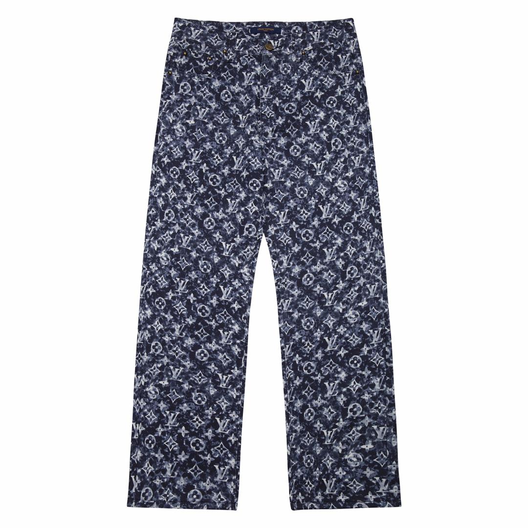 Louis Vuitton Monogram Denim Pants - EUR FASHION