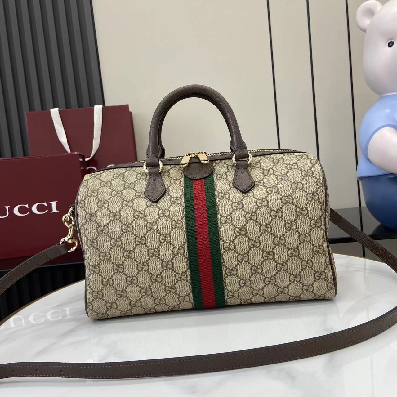 Gucci Ophidia Large Boston Bag - EUR FASHION