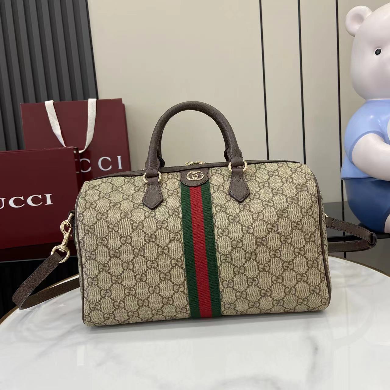 Gucci Ophidia Large Boston Bag - EUR FASHION