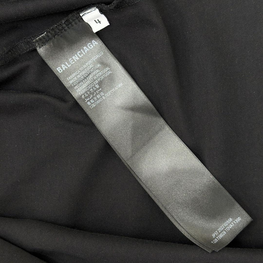 Balenciaga Music | Britney Spears Series Oversized T-Shirt In Faded Black - EUR FASHION