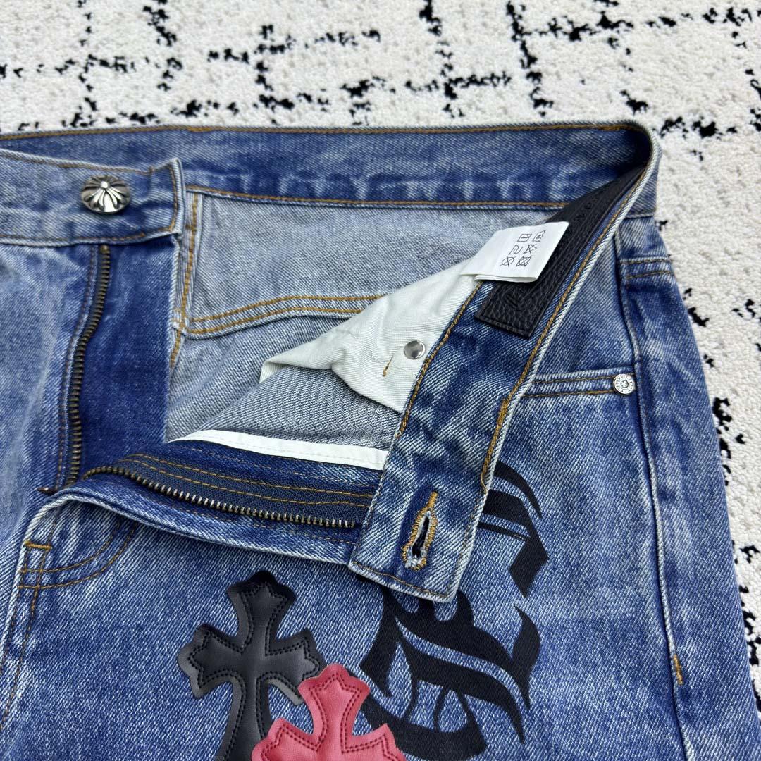 Chrome Hearts Cross Jeans - EUR FASHION