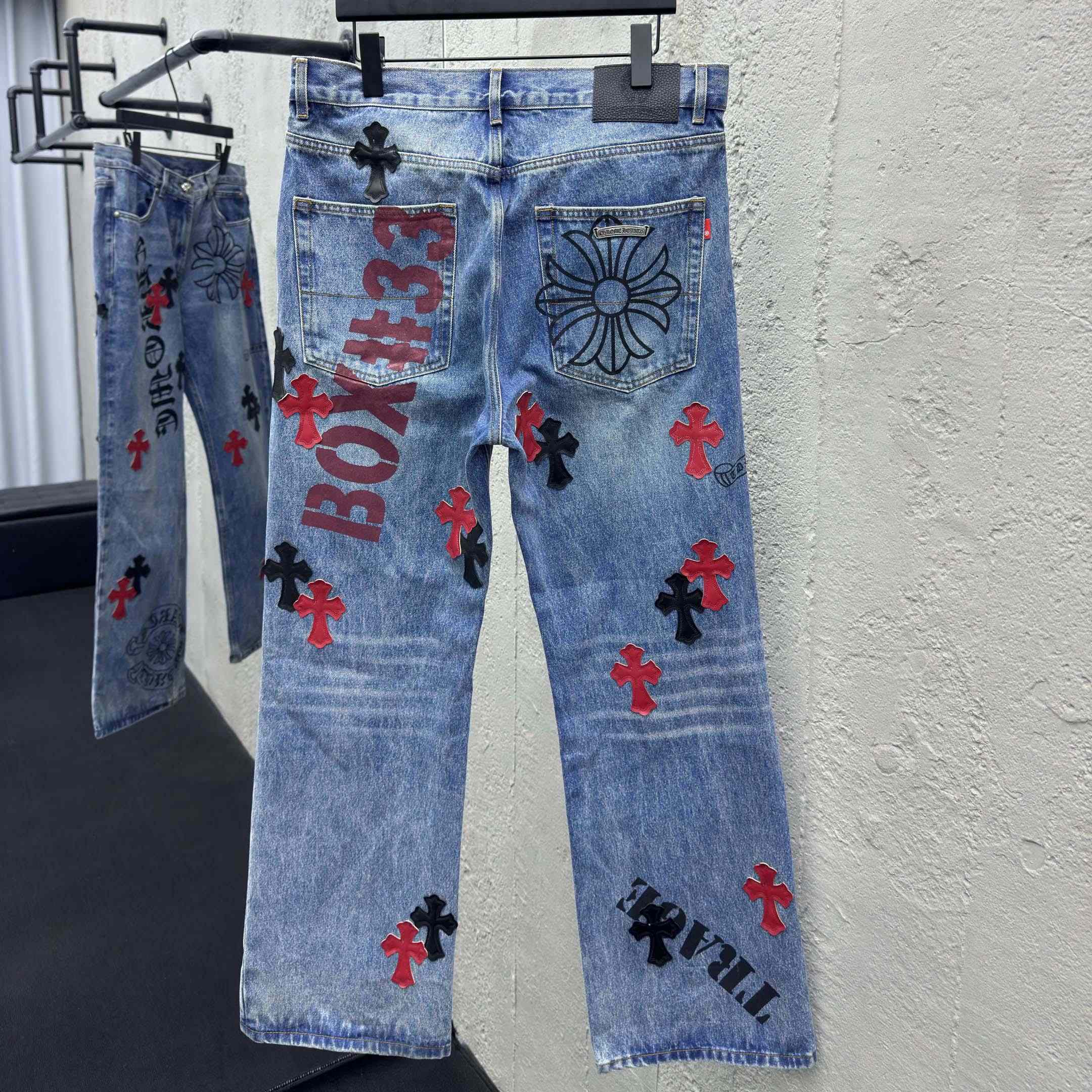 Chrome Hearts Cross Jeans - EUR FASHION
