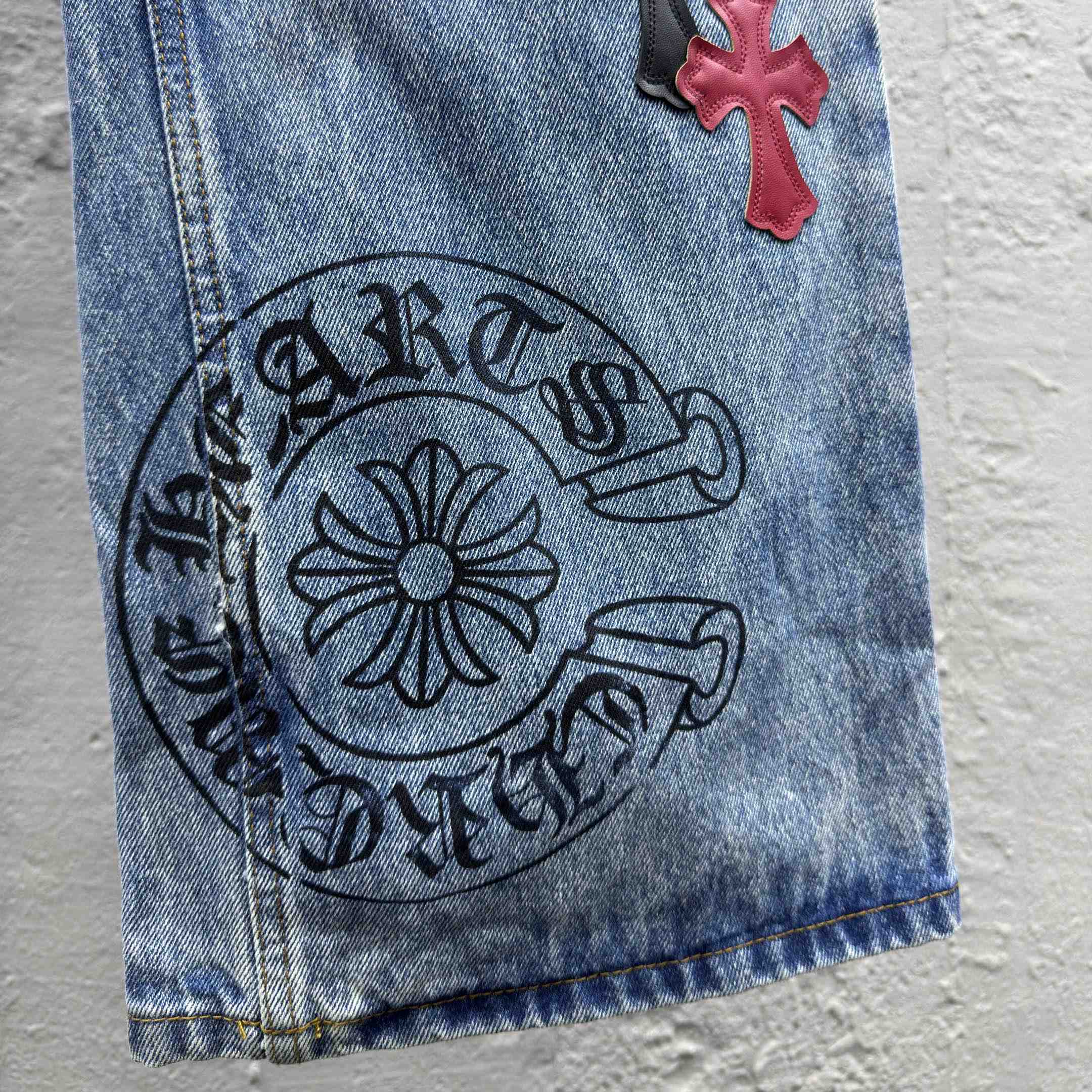 Chrome Hearts Cross Jeans - EUR FASHION