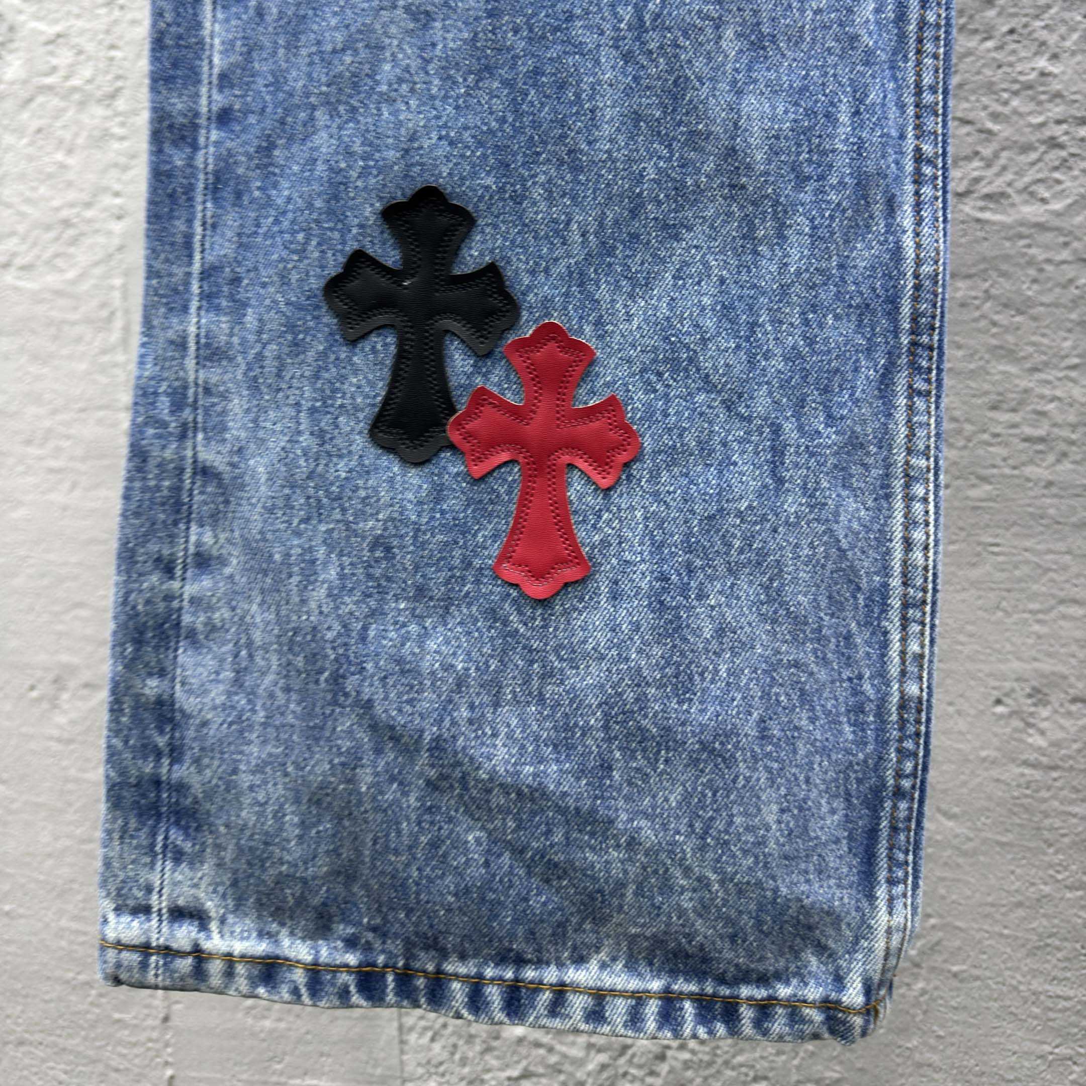 Chrome Hearts Cross Jeans - EUR FASHION