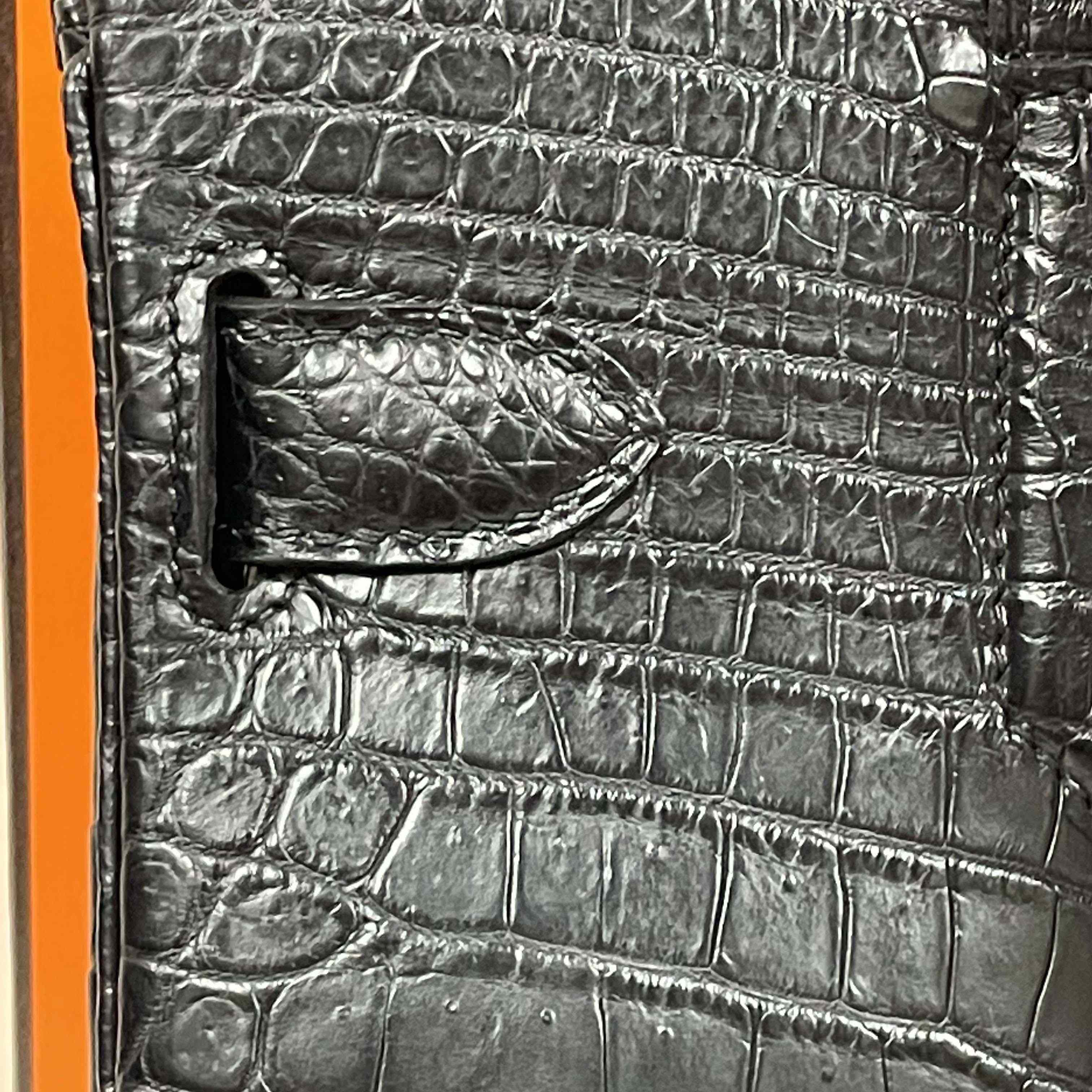 Hermes Hac-a-Dos Beton Croco PHW - EUR FASHION