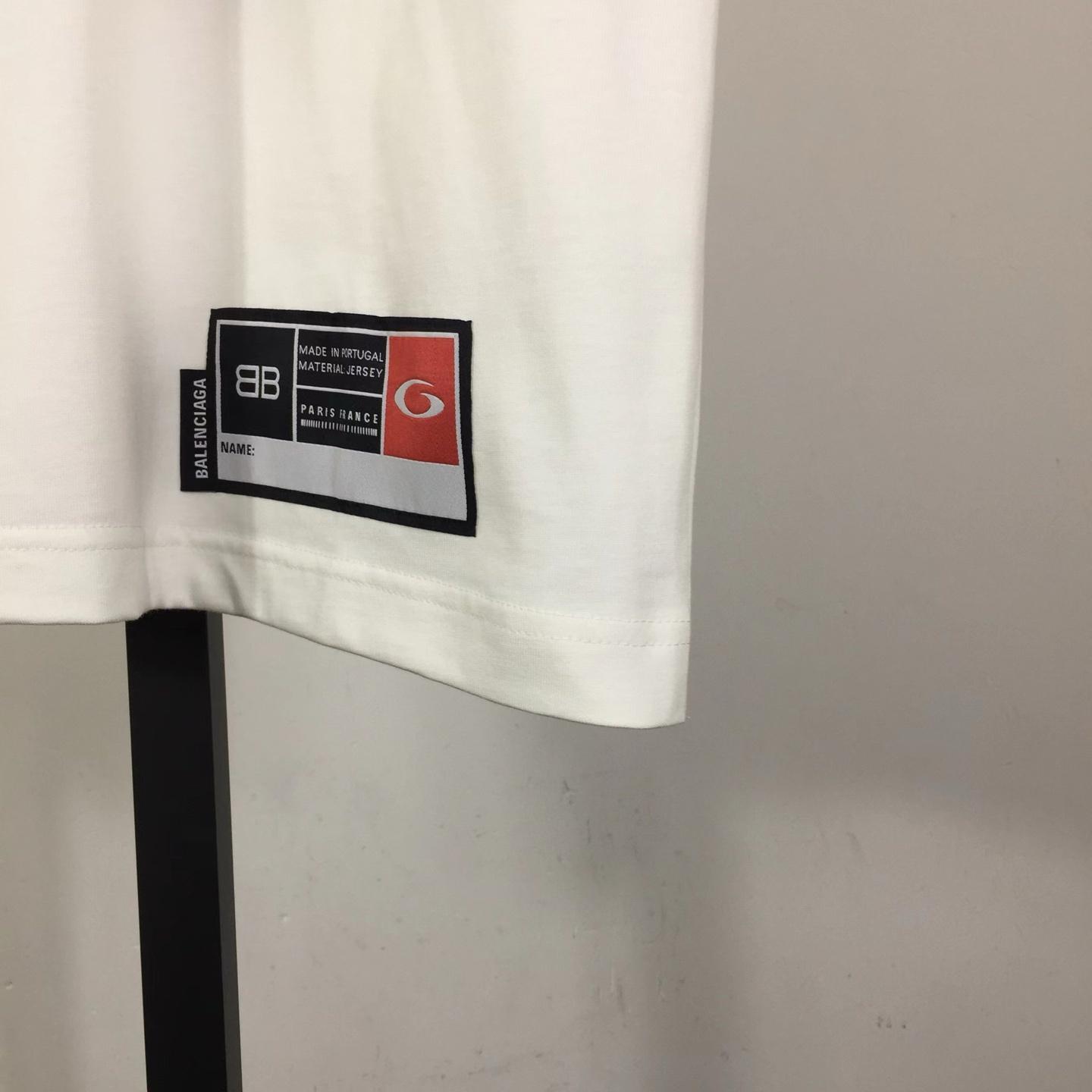 Balenciaga Basketball Series - Oversized T-Shirt In Off White - EUR FASHION