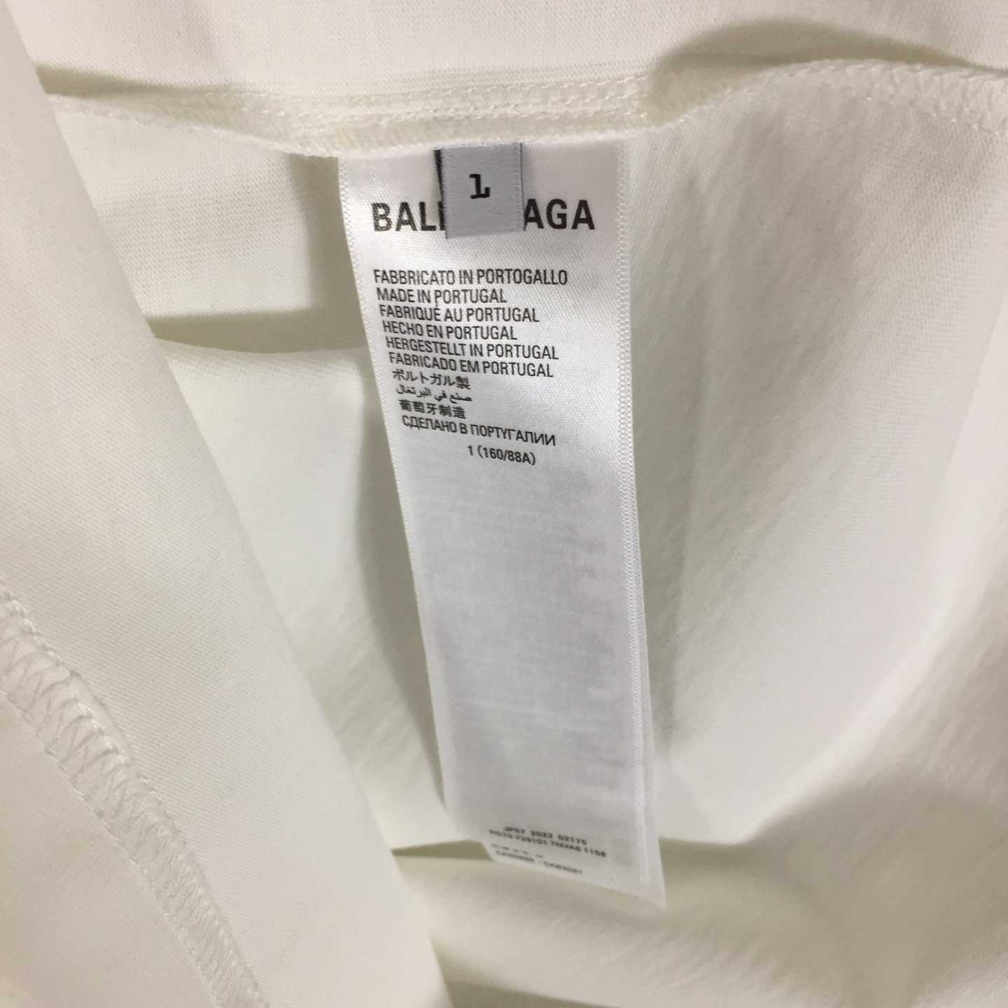 Balenciaga Basketball Series - Oversized T-Shirt In Off White - EUR FASHION