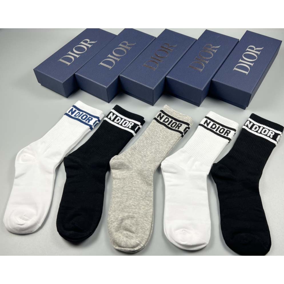Dior Socks /Box - EUR FASHION