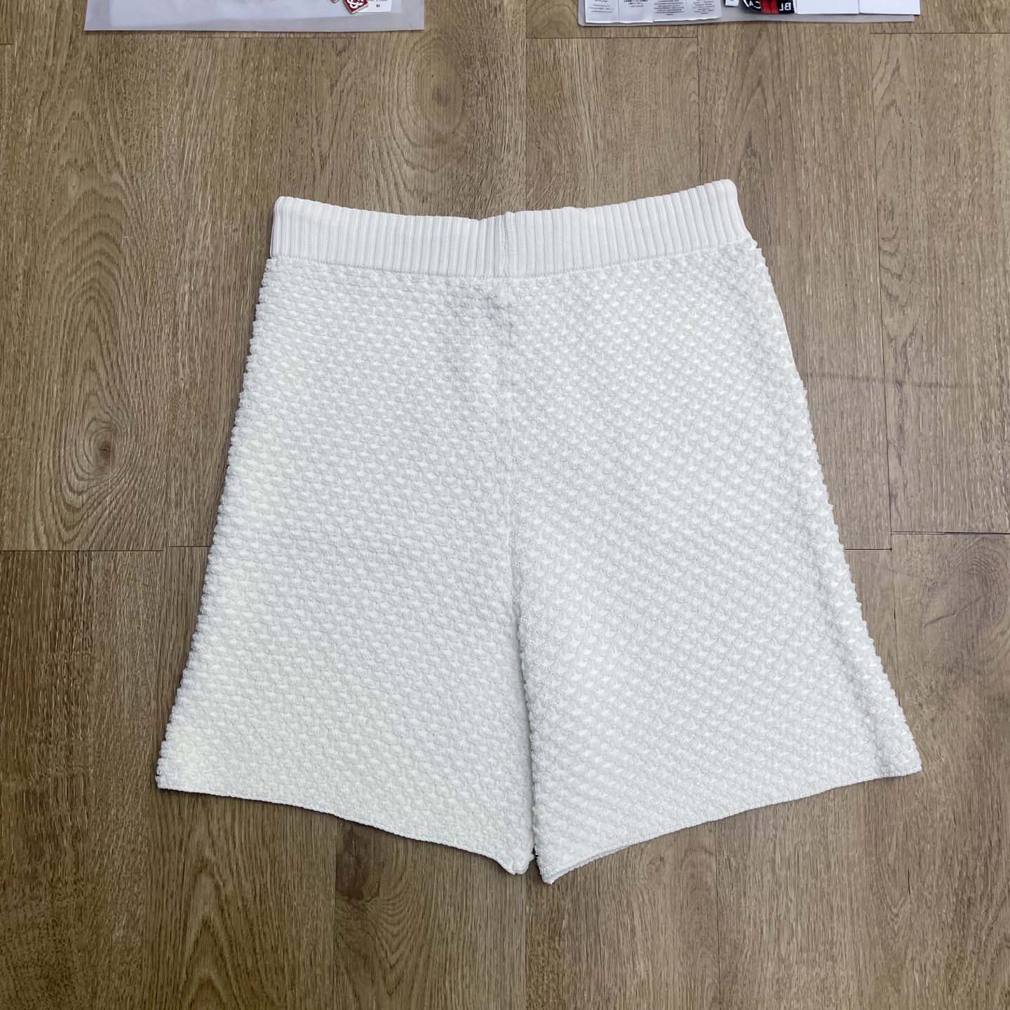 Casablanca Textured Cotton Drawstring Shorts   D0092 - EUR FASHION