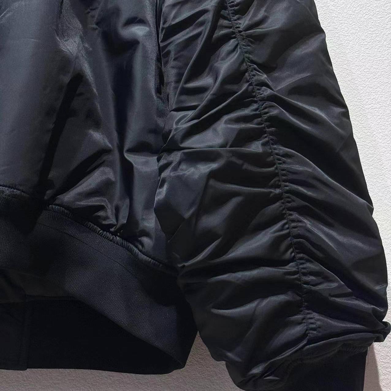 Balenciaga Bomber Jacket Large Fit In Black - EUR FASHION