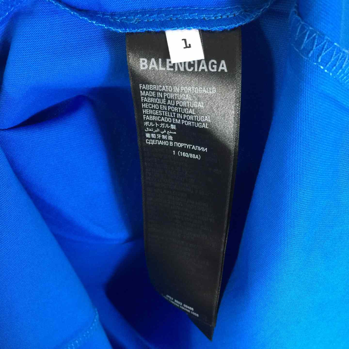Balenciaga Basketball Series - Oversized T-Shirt In Blue - EUR FASHION