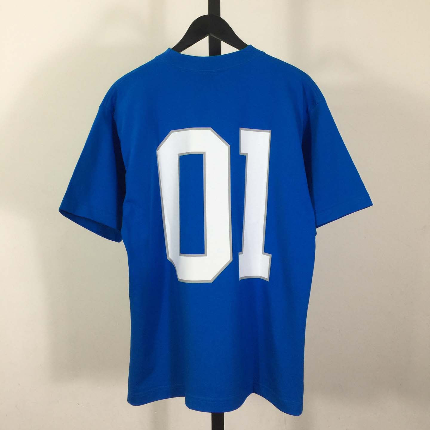 Balenciaga Basketball Series - Oversized T-Shirt In Blue - EUR FASHION