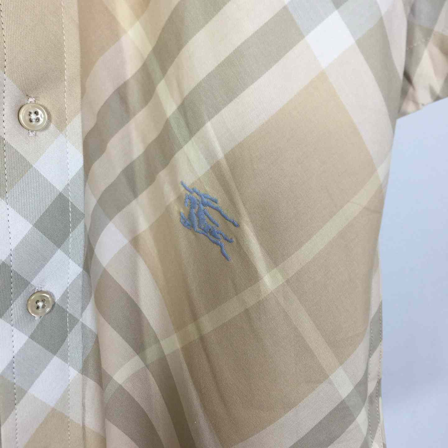 Burberry Men's Check cotton shirt - EUR FASHION