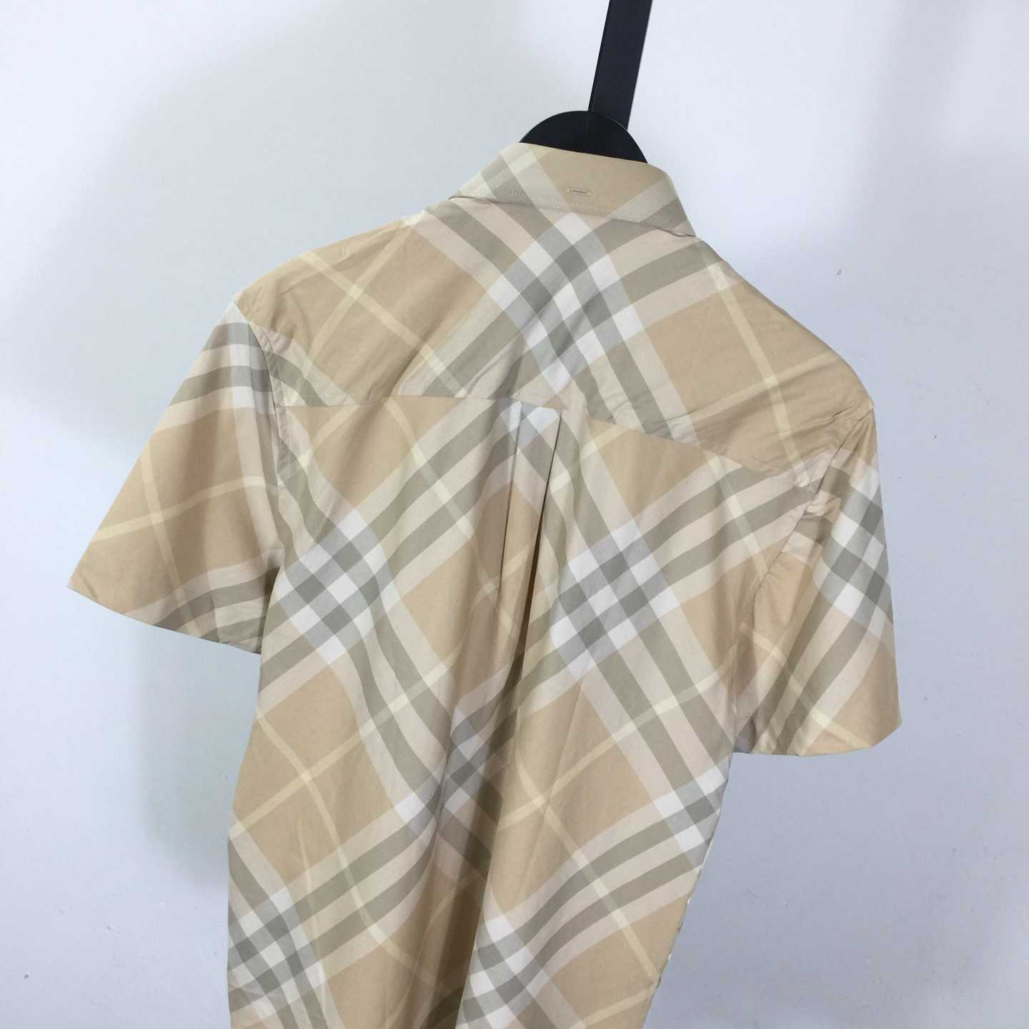 Burberry Men's Check cotton shirt - EUR FASHION
