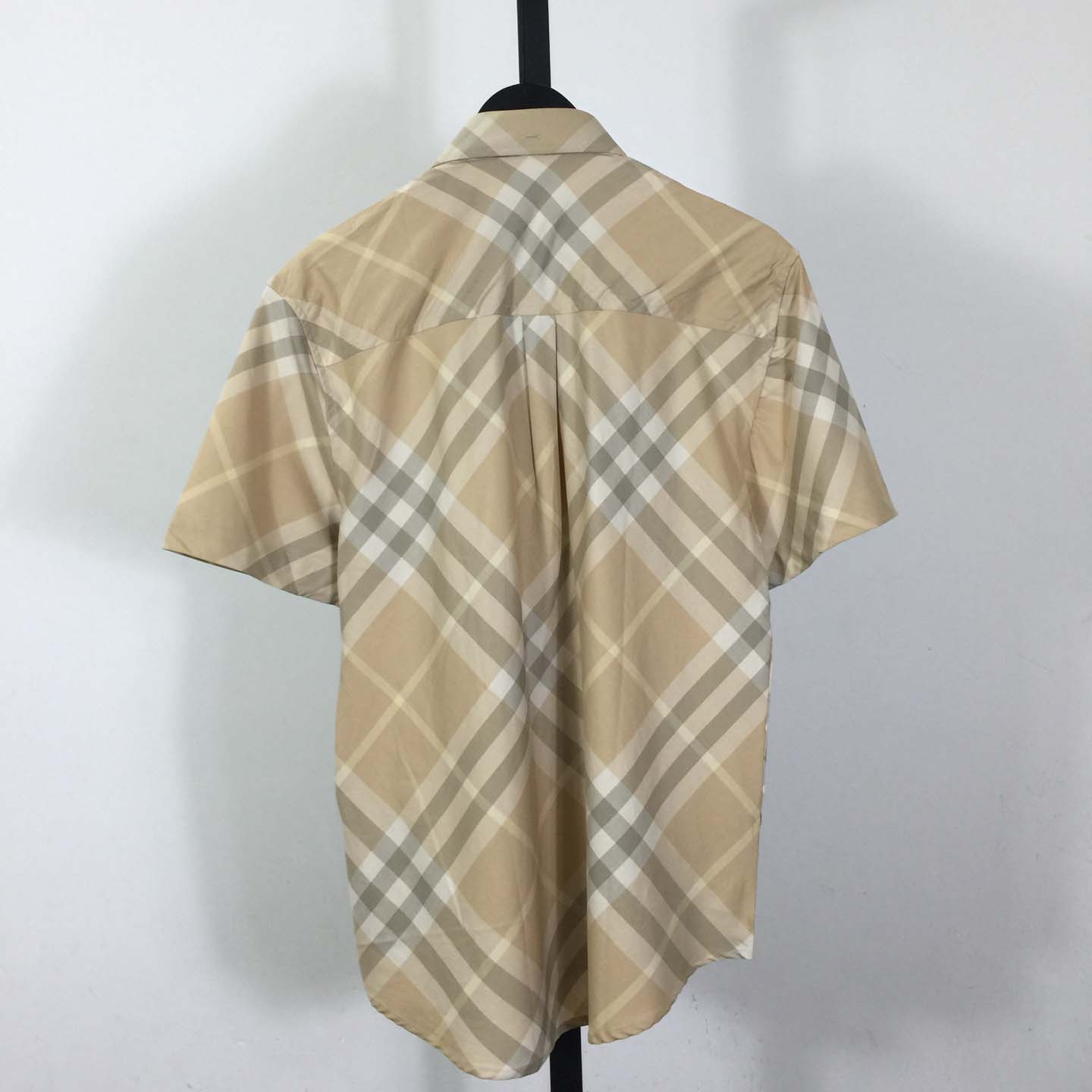 Burberry Men's Check cotton shirt - EUR FASHION