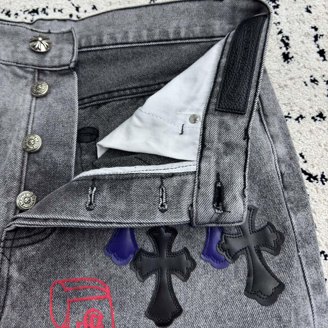 Chrome Hearts Cross Jeans - EUR FASHION