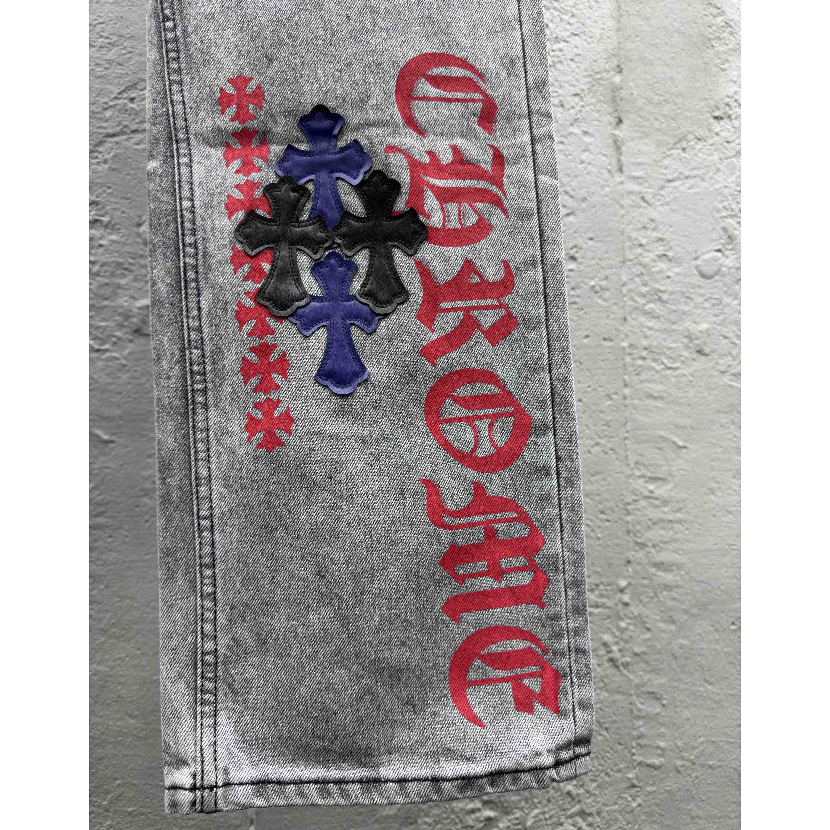 Chrome Hearts Cross Jeans - EUR FASHION