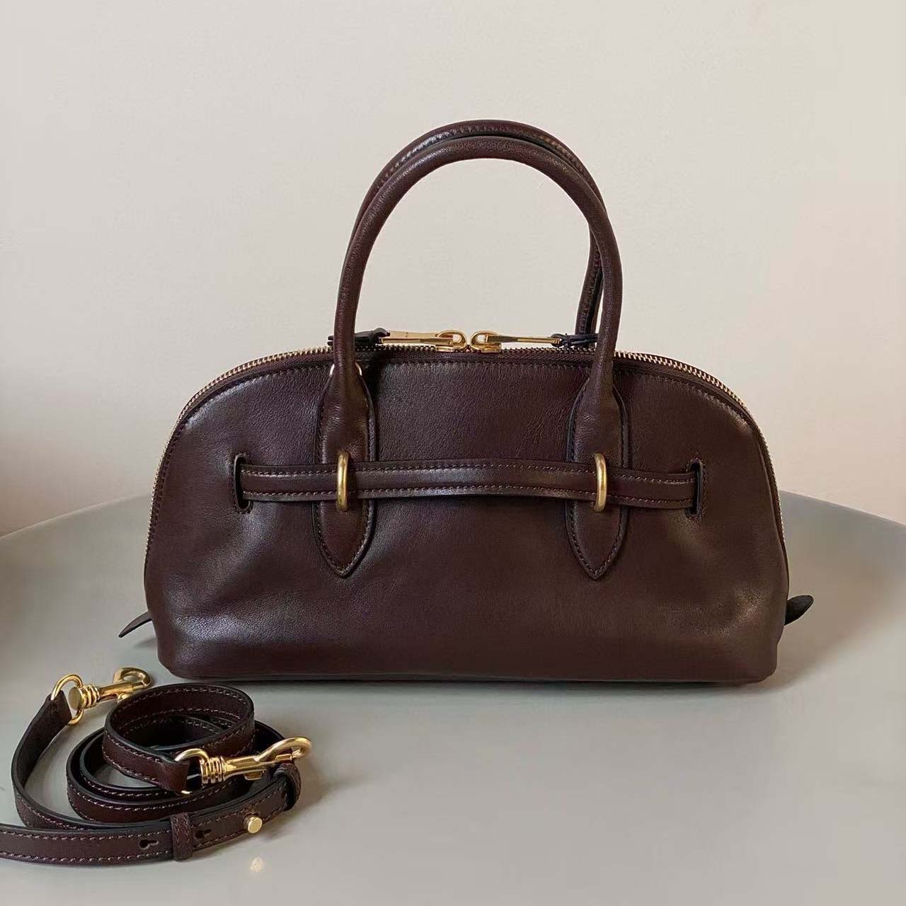 Miu Miu Aventure Leather Tote Bag   33cm - EUR FASHION