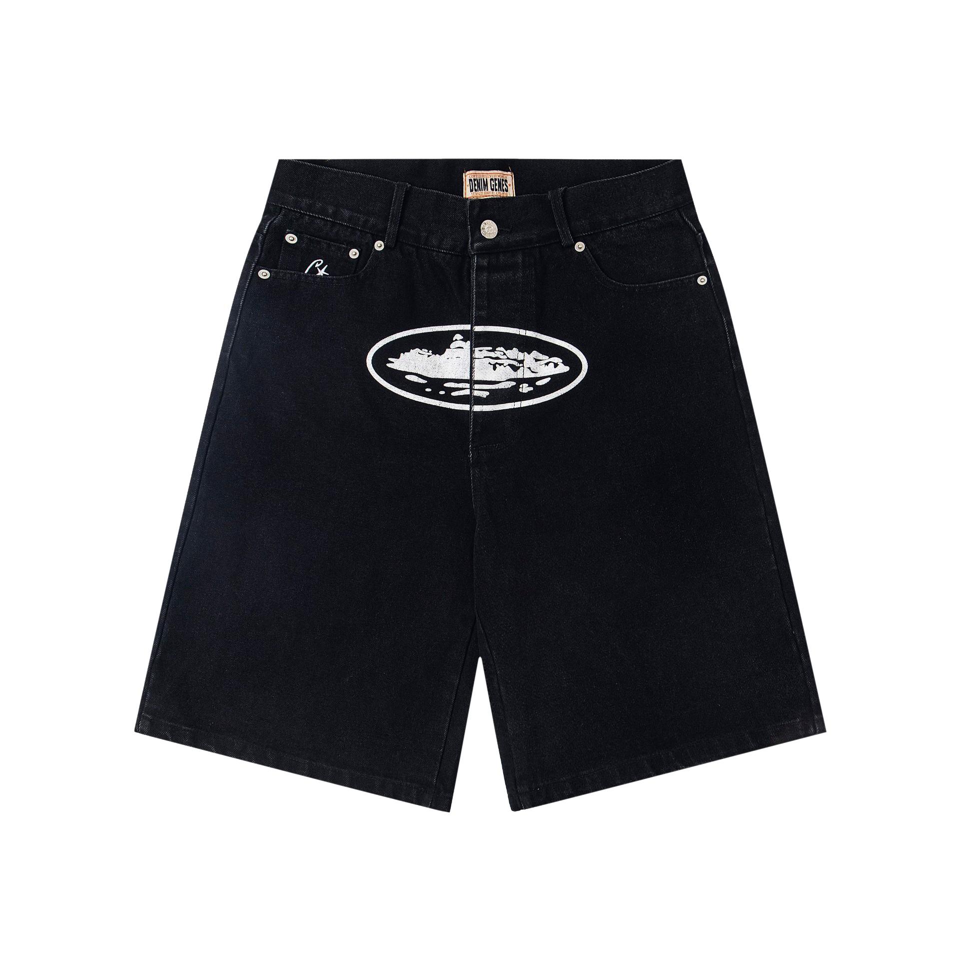 Corteiz Alcatraz Baggy Denim Shorts - EUR FASHION
