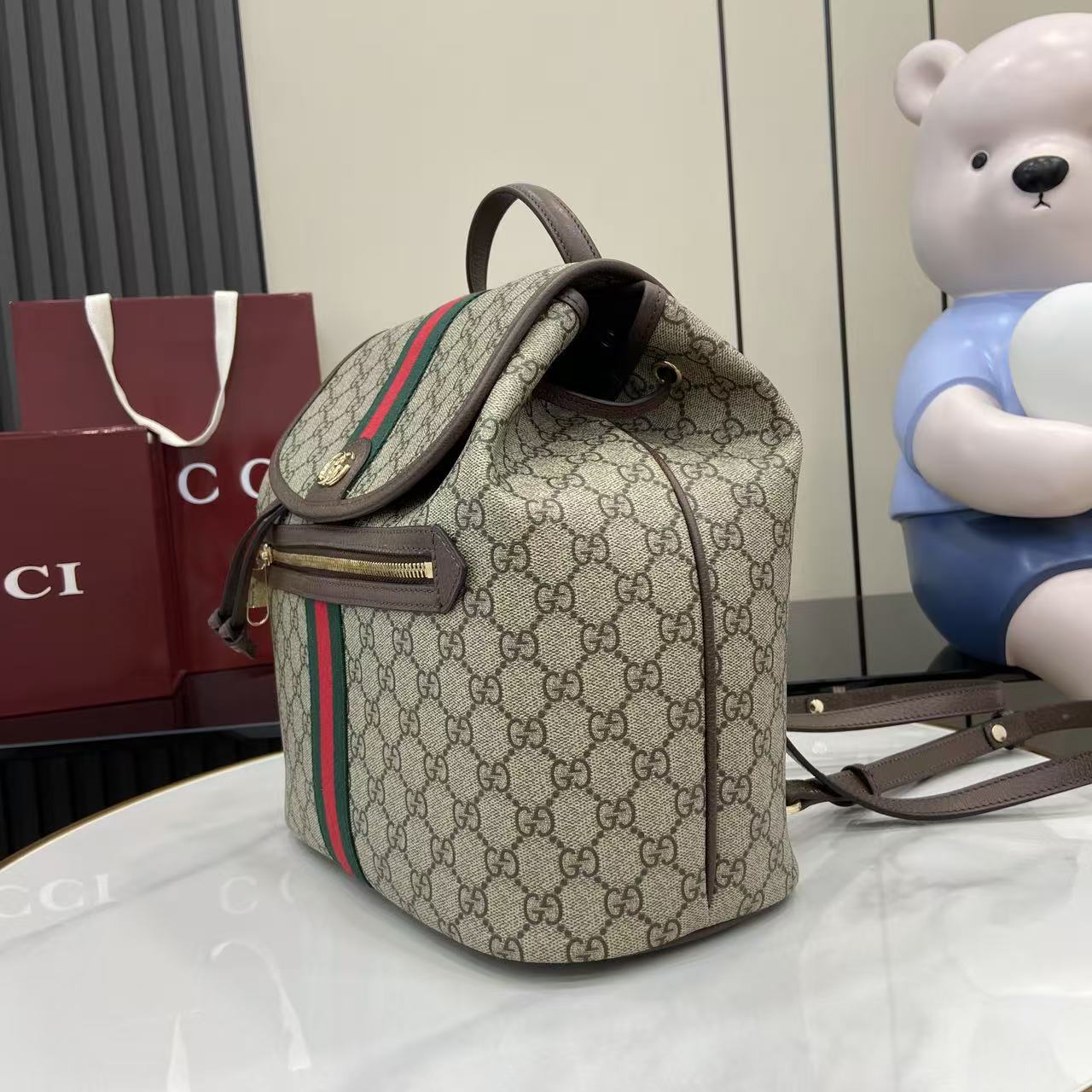 Gucci Ophidia Medium Backpack - EUR FASHION