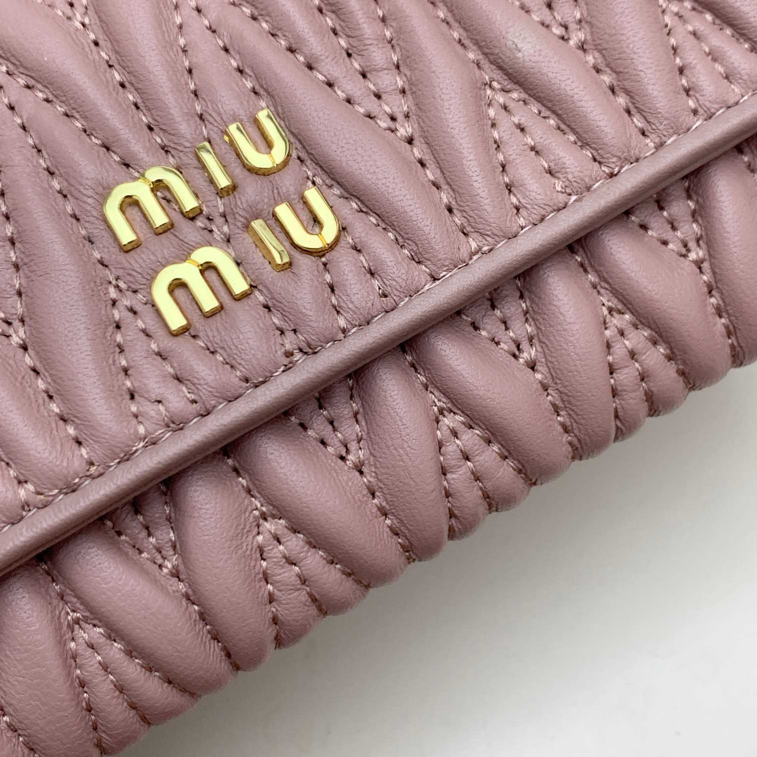 Miu Miu Nappa Wallet (19*10*2.5cm) - EUR FASHION