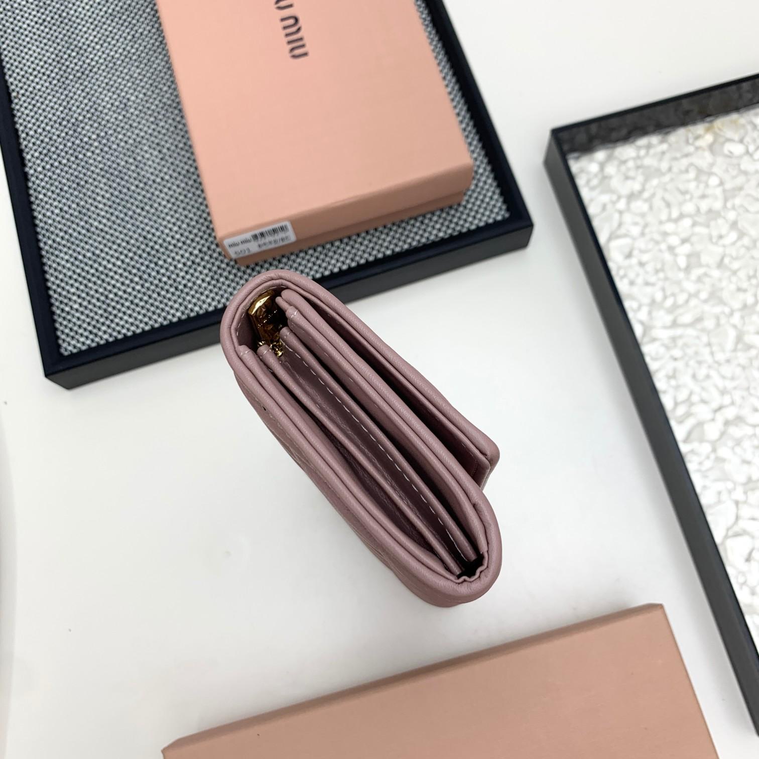 Miu Miu Nappa Wallet (19*10*2.5cm) - EUR FASHION