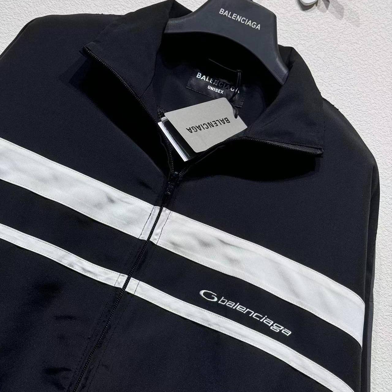 Balenciaga 50/50 tracksuit Jacket In Washed Black - EUR FASHION