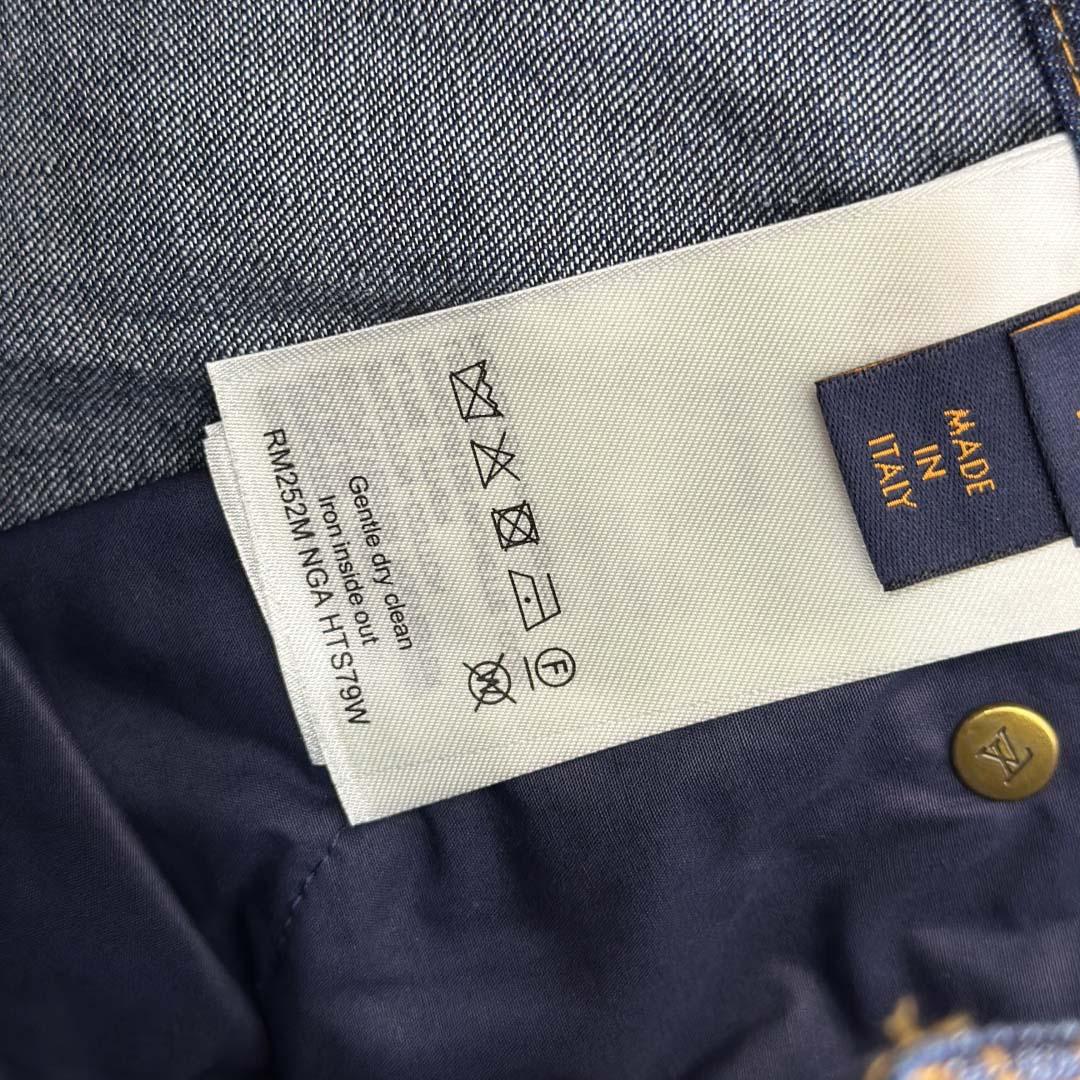 Louis Vuitton Monogram Chambray Shorts   1AILU6 - EUR FASHION