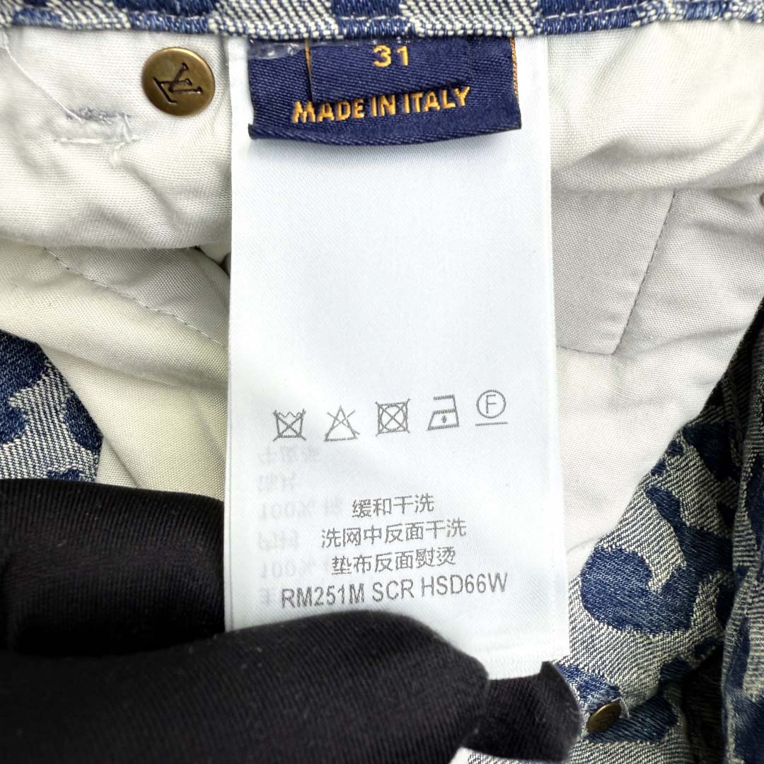 Louis Vuitton Jacquard Workwear Denim Pants   1AILS9 - EUR FASHION
