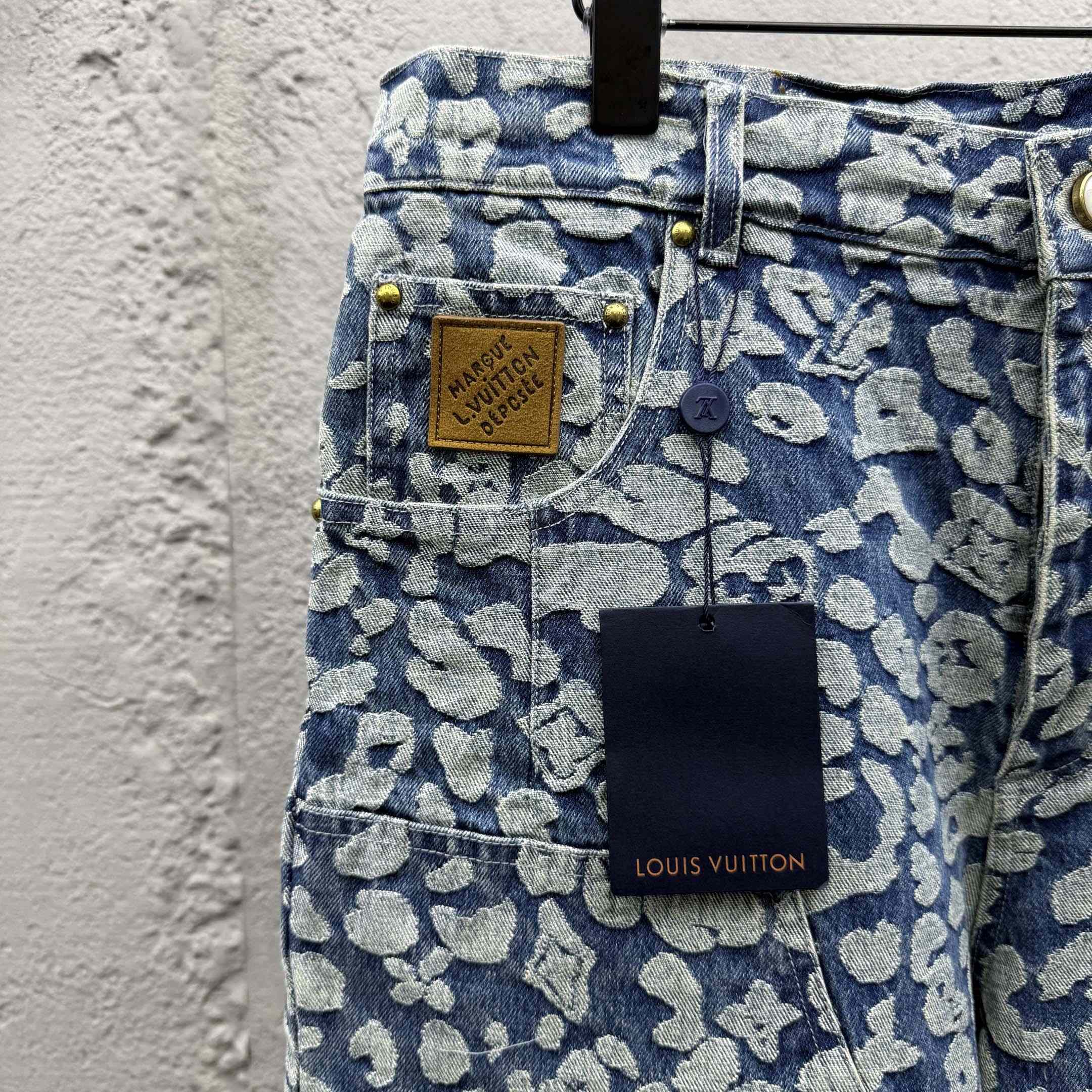 Louis Vuitton Jacquard Workwear Denim Pants   1AILS9 - EUR FASHION