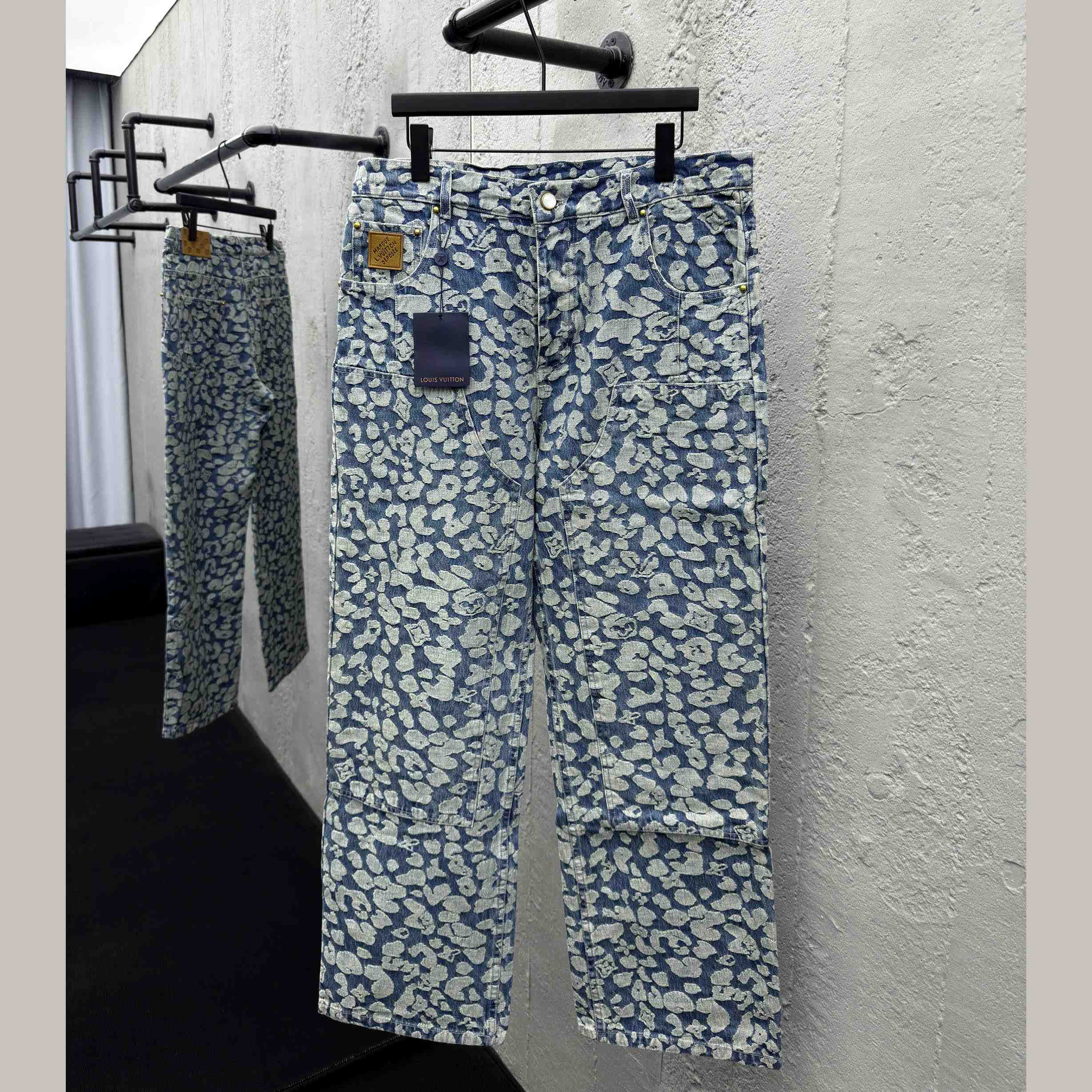 Louis Vuitton Jacquard Workwear Denim Pants   1AILS9 - EUR FASHION