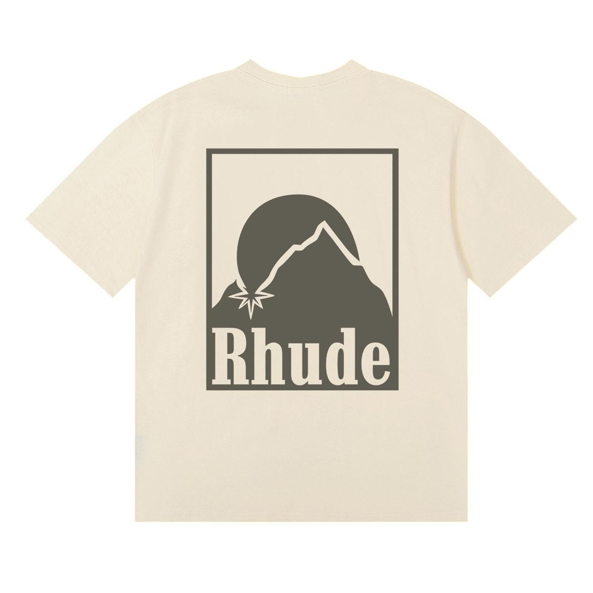 Rhude Off- Moonlight Badge T-Shirt - EUR FASHION