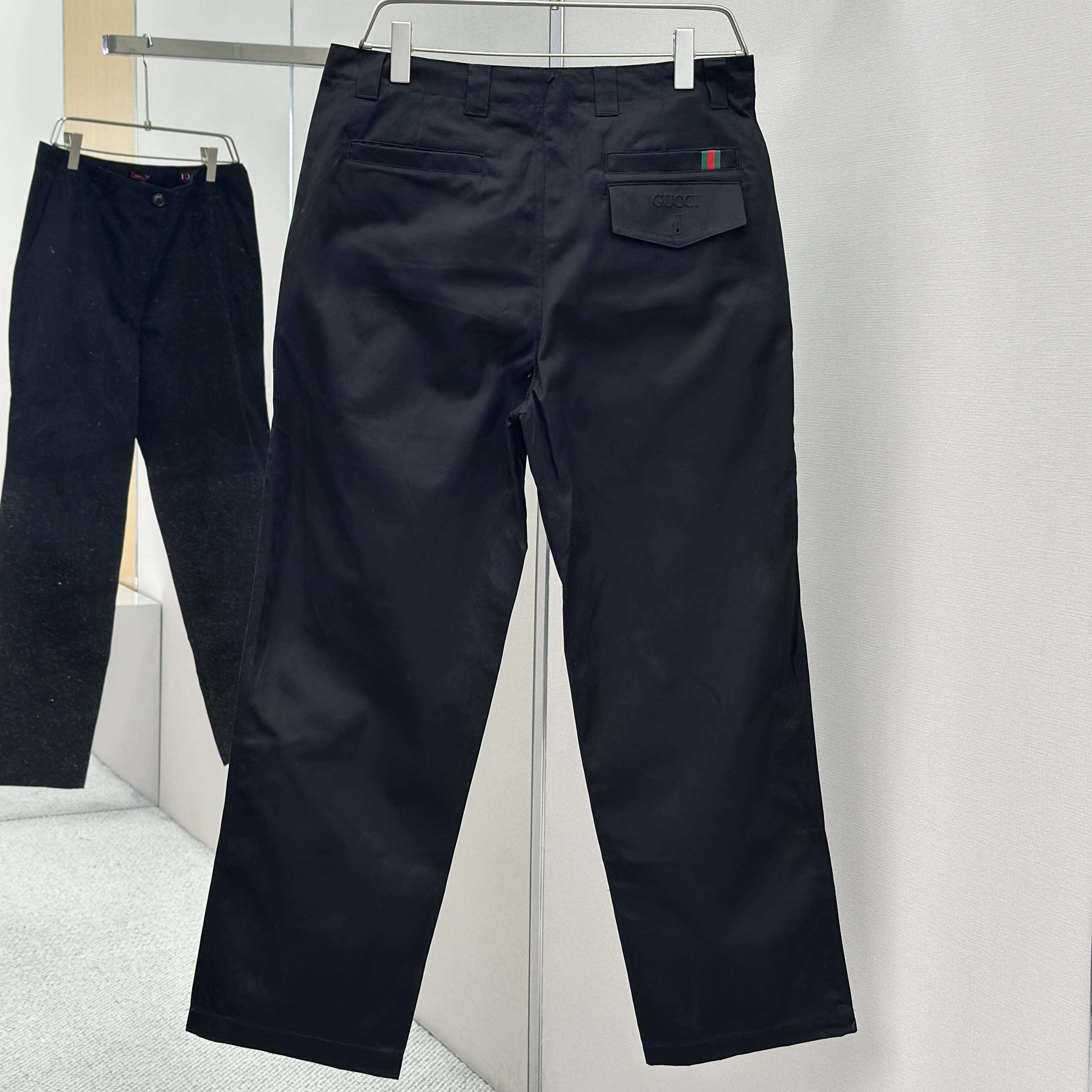 Gucci Cotton Pant With Web Detail - EUR FASHION
