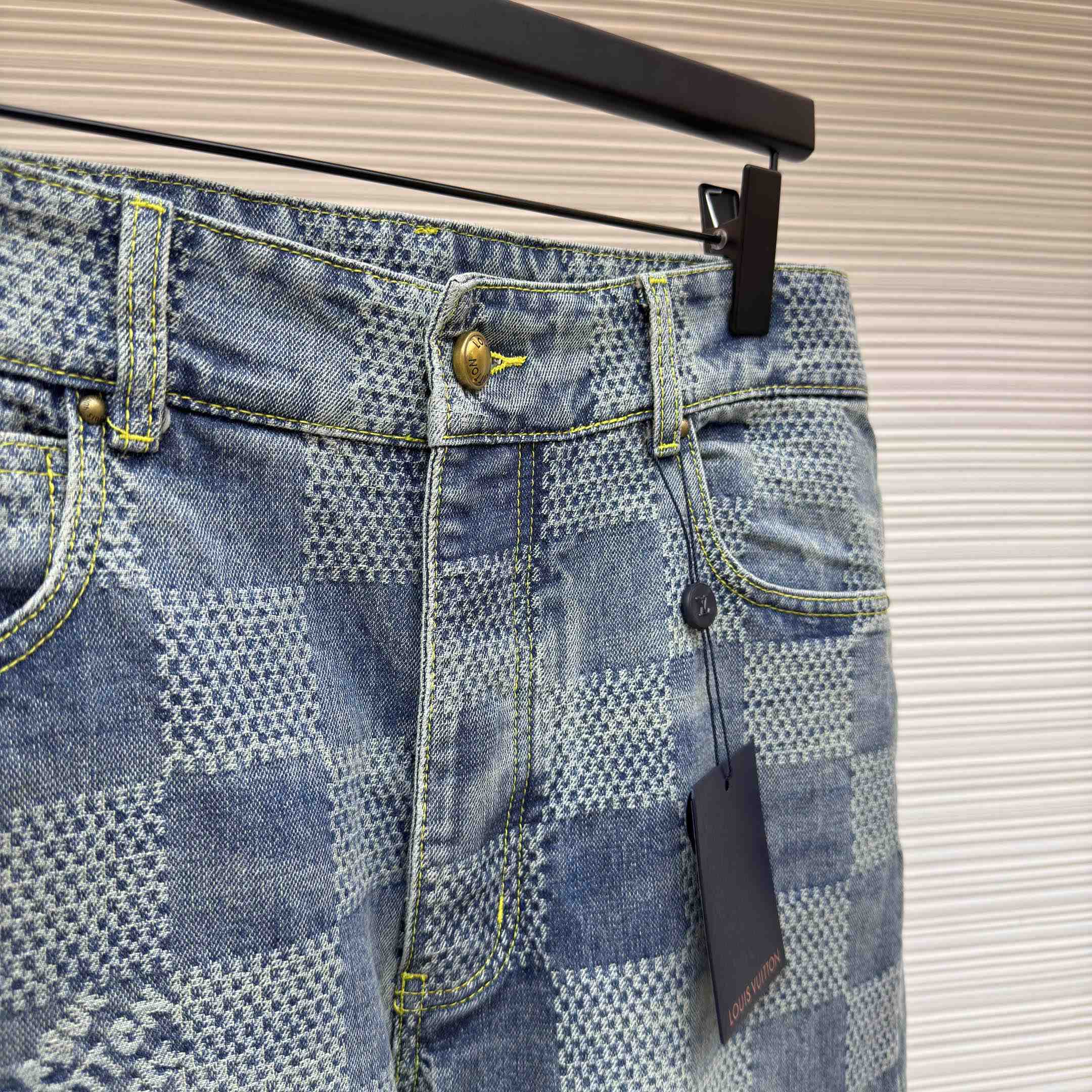 Louis Vuitton Damier Bootcut Denim Pants - EUR FASHION