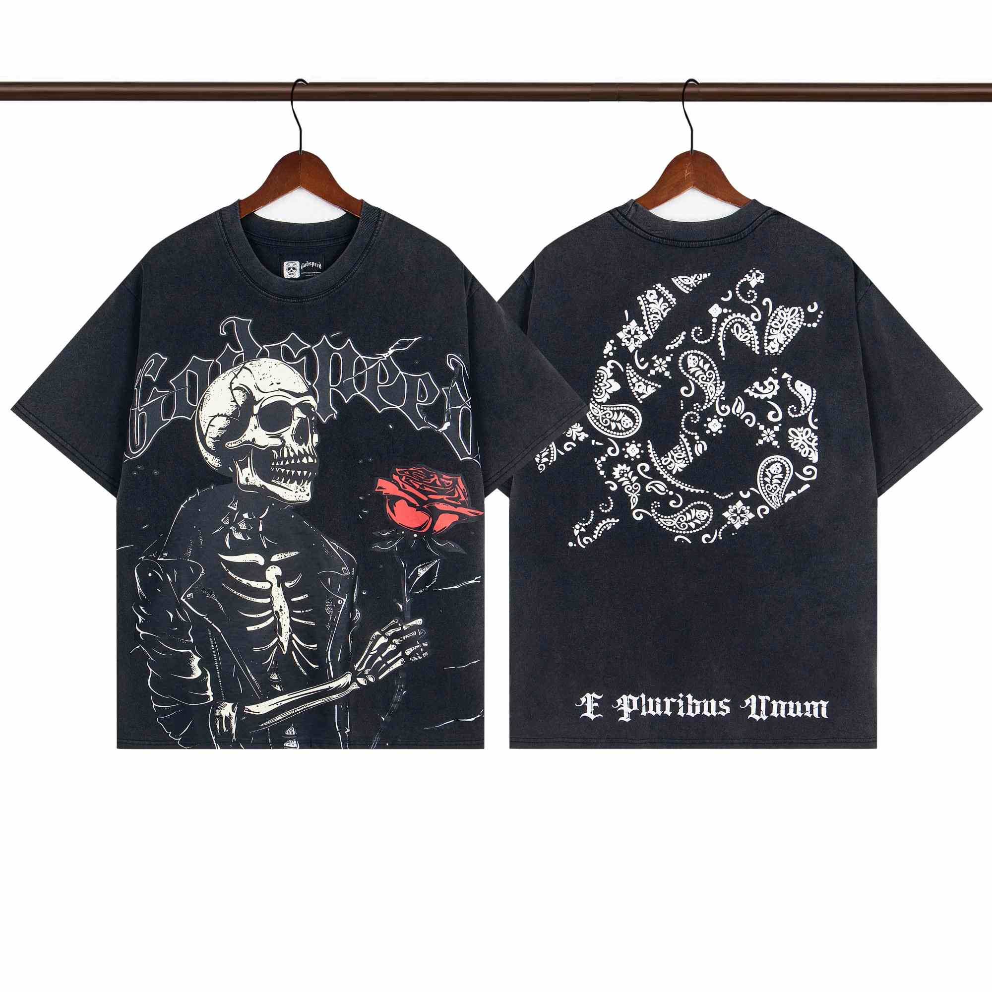 Godspeed "Valentine" Black T-Shirt - EUR FASHION