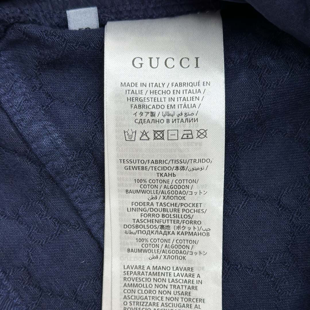 Gucci Bleached GG Cotton Denim Jacquard Pant - EUR FASHION