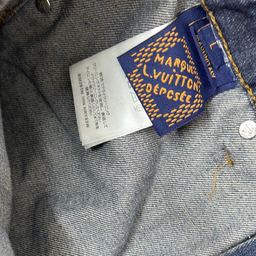 Louis Vuitton Embroidered Workwear Shorts   1AILVC - EUR FASHION